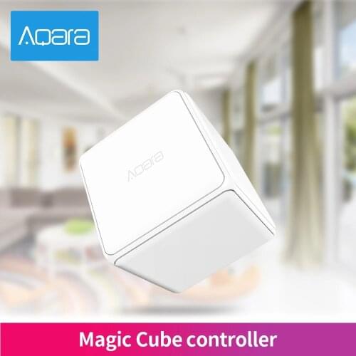 Aqara Magic Cube Controller Zigbee Version Controlled by Six Actions For Smart Home Device work with mijia home app
