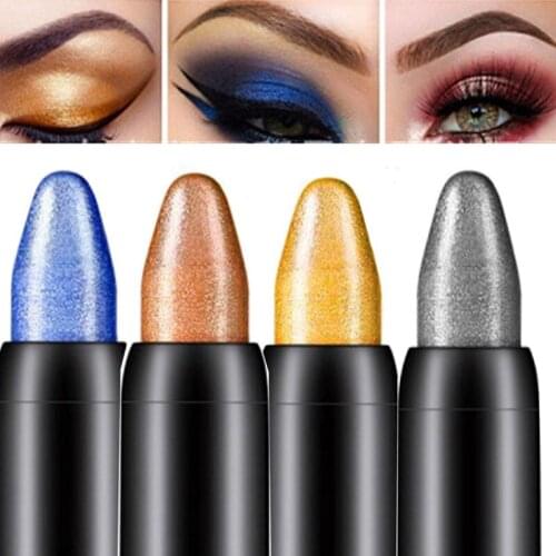 15 Colors Matte Pearlescent Silkworm Eyeshadow Pen Waterproof Long Lasting Not Blooming Beauty Cream Color Rendering Pen