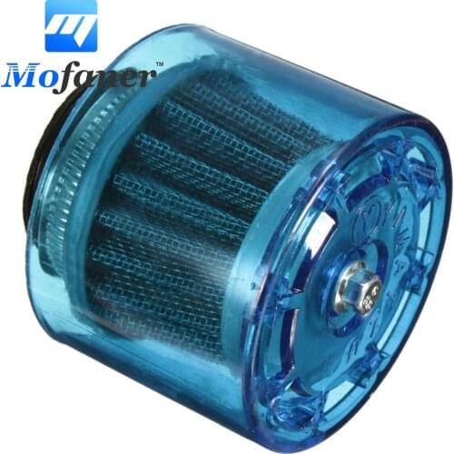 Mofaner 35mm&45mm ATV PIT Dirt Bike Splash Proof Plastic Cover Air Filter 50cc 110cc Blue