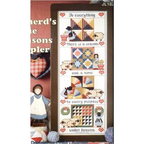 Cross Stitch Kit 11CT Chintz Handmade Chinese Embroidery Material Package Happy Sheep Room Home Decoration Picture