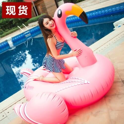 Cute Flamingo Inflatable chair for swimming pool 2019 hot sale inflatable bed portable inflatable boat toy for swimming