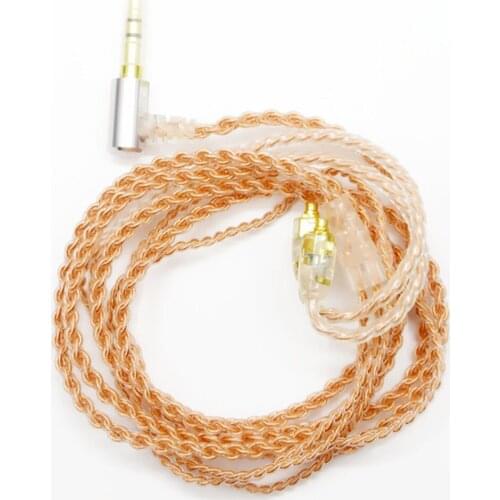 1.2M Single Crystal Copper Earphone Cables Headphone Wire HIFI Headset Line for UE900 Shure pin series (535/215 etc.)