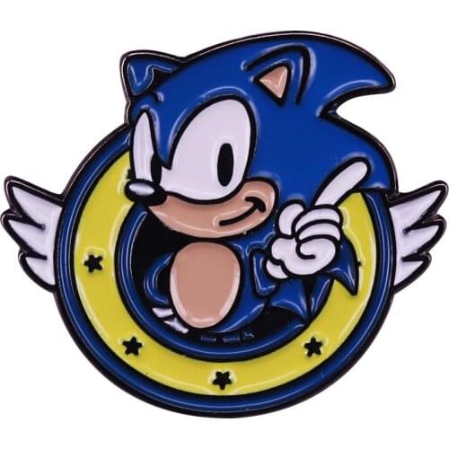 New Arrival Brooch Cartoon Hedgehog Design Enamel Pin Jewelry Fashion Clothing Trinket Accessory