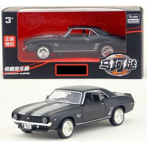RMZ City/1:36 Scale Toy/1969 Chevrolet Camaro SS Vintage/Diecast Metal Car Model/For Collection/Gift/Kid/Special/Educational/Box