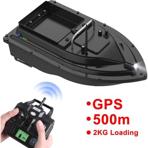 D16B GPS Remote Control Fishing Bait Boat Fish Finder 2kg Feed Loading 500m Remote Control Fishing Bait Boat RC Boat