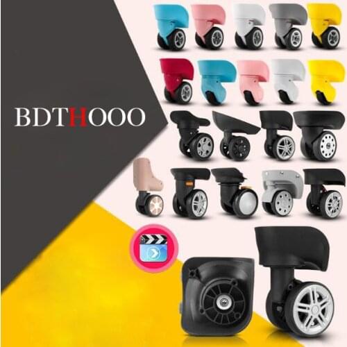Luggage Replacement Wheels for Suitcase Repair Hand Spinner Caster Wheels Parts Trolley Replacement Rubber W050-JYFJL
