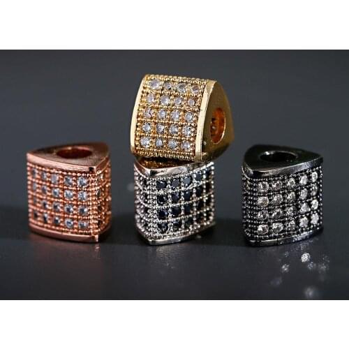 Triangle Beads Making Charms For Jewelry Pendant Diy Accessories Sewing Beads For Bracelets Handmade Spacer Bead Material Craft