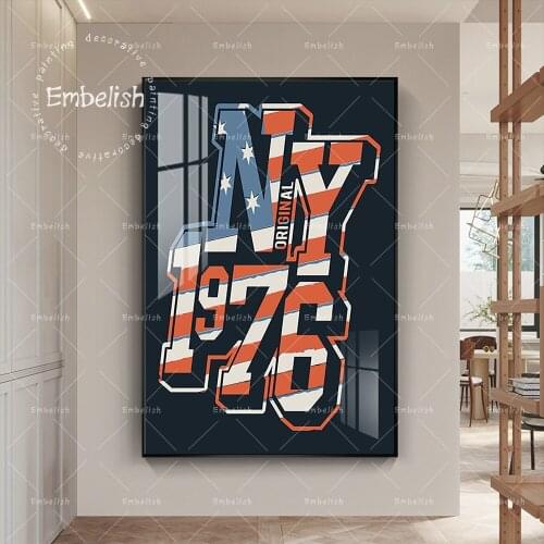 Embelish 1 Pieces New York Modern Home Decor Wall Art Pictures For Living Room HD Print Canvas Painting Fashion Artworks