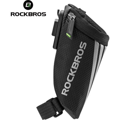 ROCKBROS Bike Bag Portable Reflective Saddle Bag Tail Seatpost Nylon Bicycle Bag MTB Road Bike Bag Panniers Bicycle Accessories