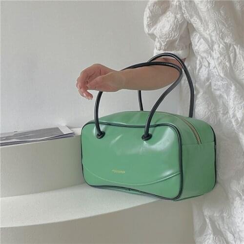 Large Capacity Handbags Luxury 2021 Leather Shoulder Bag Trendy Rectangle Underarm Bags For Women Crossbody Bags Bolsa Feminina