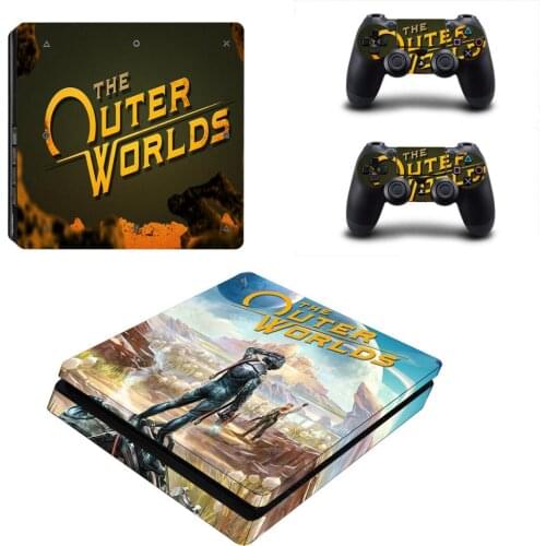 The Outer World PS4 Slim Stickers Play station 4 Skin Sticker Decals For PlayStation 4 PS4 Slim Console & Controller Skin Vinyl