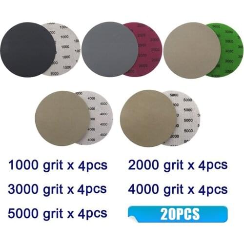 125mm Sandpaper Abrasive Polishing Sanding Disc Silicon Carbide Waterproof