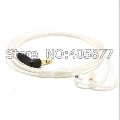 High quality silver plated headphone update cable for UE TF10 TF15 5PRO SF3 audio cable hifi