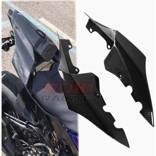 Carbon Fiber Rear Tail Side Panel For YAMAHA YZF-R1 2015 2016 2017 2018 2019 Motorcycle Rear Seat Side Panels Bodywork Fairing