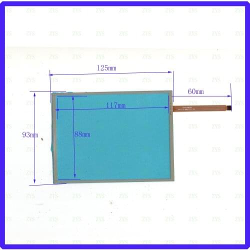 ZhiYuSun 125*93MM 5.6lines 5inch resistance touch screen sensor 125*93 for display touch glass ME-12107898-X1-A163 8078B-A152