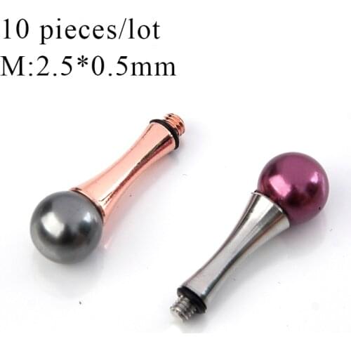 10 pieces/lot Removable Scissors Tang Tail Nail Clavo De Cola Hairdresser Shear Scissor Parts M:2.5*0.5mm