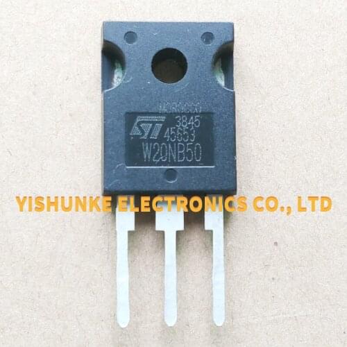 10PCS W20NB50 STW20NB50 MTW20N50E TO-247 MOSFET TRANSISTOR 20A 500V