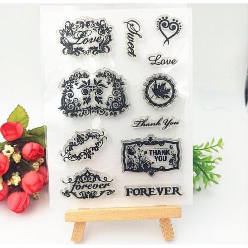 11*16cm Vine post-it notes Transparent Clear Stamps / Silicone Seals Roller Stamp for DIY scrapbooking photo album/Card Making
