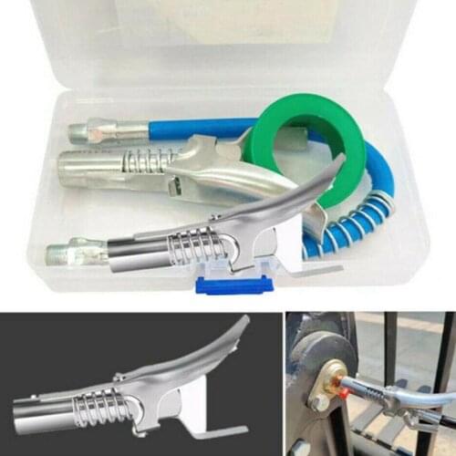 2020 Grease Coupler Lock Pliers High Pressure Fitting Handle All Filling Fits Guns NPT 1/8inch Double Fitting Grease - Y3C6