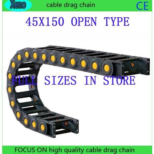 45x150 1 Meters Bridge Type Plastic Cable Drag Chain Wire Carrier