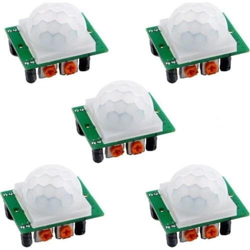 5pcs/lot Hc-sr501 Pir Motion Ir Sensor Body Module Infrared Suitable For Arduino