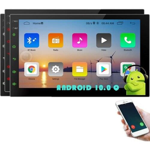Android 10.0 Car Radio Double Din Car Stereo Touch Screen Bluetooth GPS Navigation 2 Din Head Unit with 7 Inch Quad Core