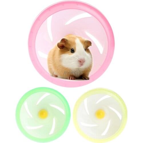 Hamster Mouse Rat Exercise Toys Plastic Silent Running Spinner Wheel Pet Toy Hot Jun16_25