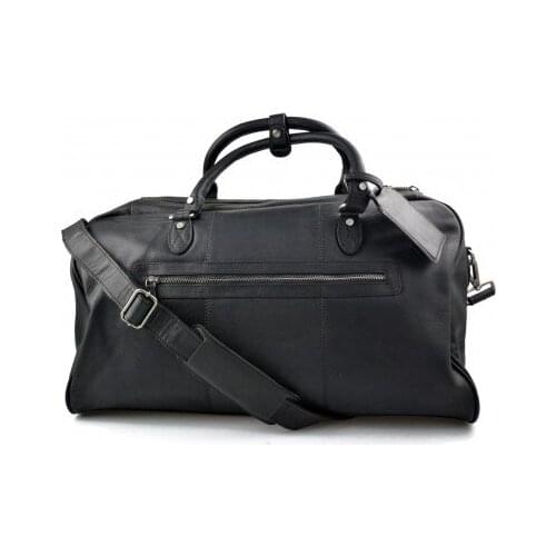 Travel bag leather travel duffle bag XXL big leather black carry on hand held travel shoulder bag leather gym bag duffel