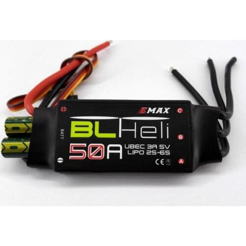 EMAX esc 50A BLHeli UBEC 3A/5V 2S-6S multirotor drone brushless speed control
