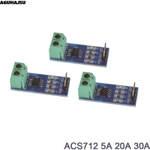 Hot Sale ACS712 5A 20A 30A Range Hall Current Sensor Module ACS712 Module For Arduino 5A 20A 30A
