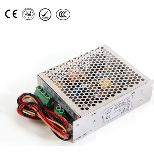 China mainland factory price SCP-50-24 AC to DC type 50w 24v single output uninterruptible ups switching power supply