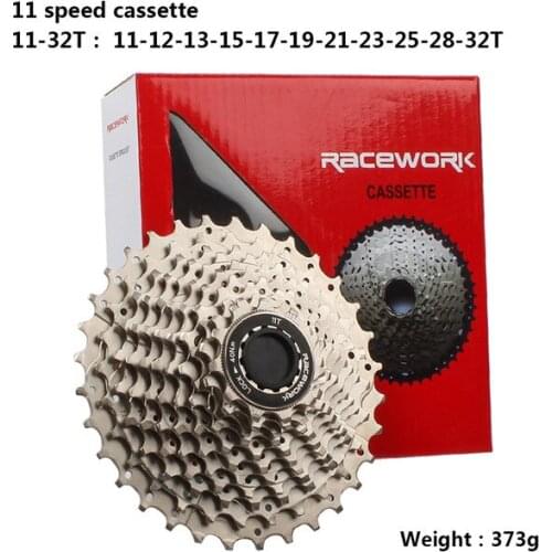 11-32T Road Bike Cassettes 11 Speed silver Cassette BMX Cycling Bicycle FreeWheel Aluminum and Steel Flywheel