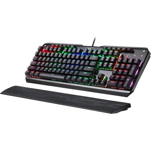 Redragon K555 Mechanical Gaming Keyboard with Blue Switches Macro Recording, Wrist Rest, Full Size Indrah for Windows PC Gamer