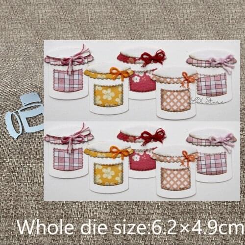 XLDesign Craft Metal Cutting Dies stencil mold sugar Jar bottle decoration scrapbook Album Paper Card Craft Embossing die cuts