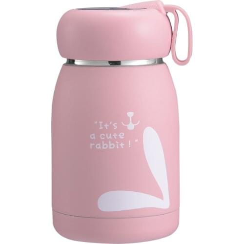 Water Vacuum Bottle Small Size Mini 320ML Cute Style For Girls Children Student Gift Safety 304 Stainless Steel Coffee Milk Drop