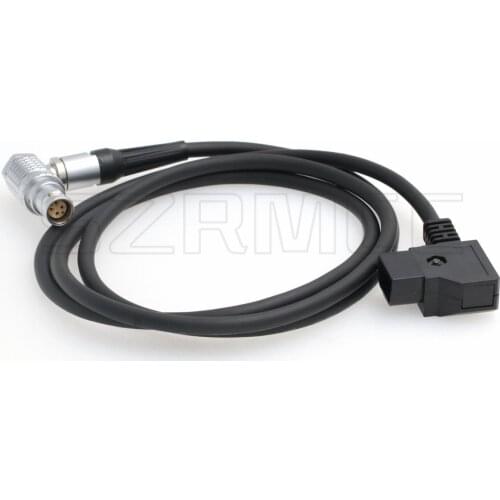 Power Cable for Red Epic Scarlet Camera D-tap 2 Pin Male to Right Angle 1B 6 Pin Female