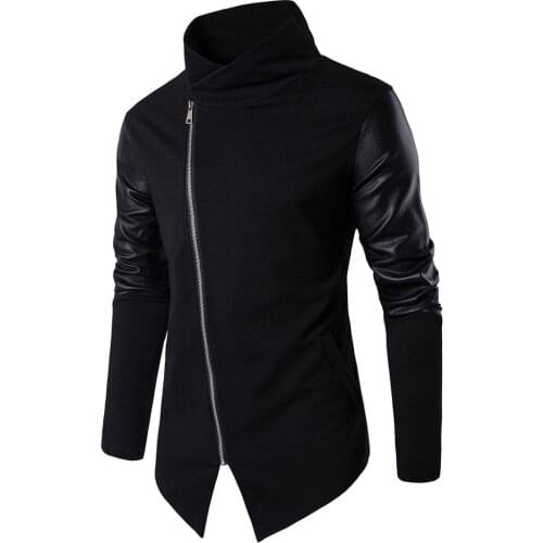 Fashion Sweater Cardigan Male Personality 2020 New Stand collar Cotton Smart Casual Autumn Slim Homme Cardigan Men