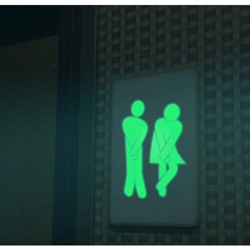 1Pcs Funny Luminous Glow In The Dark Wallpaper Stickers Vinyl Wall Art Decals For Home Decor 2 Styles