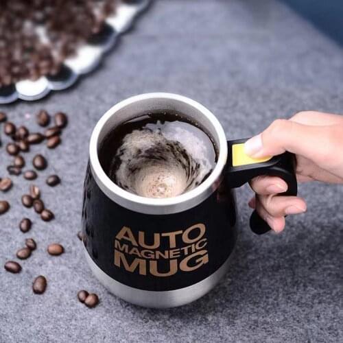 New Automatic Self Stirring Magnetic Mug Creative Stainless Steel Coffee Milk Mixing Cup Blender Lazy Smart Mixer Thermal Cup