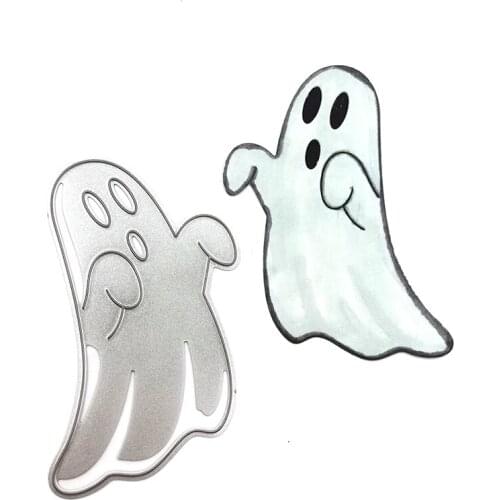 Julyarts Ghost New Dies 2021 Halloween Dies Decoration Scrapbook Paper Craft Knife Mould Blade Punch Stencils