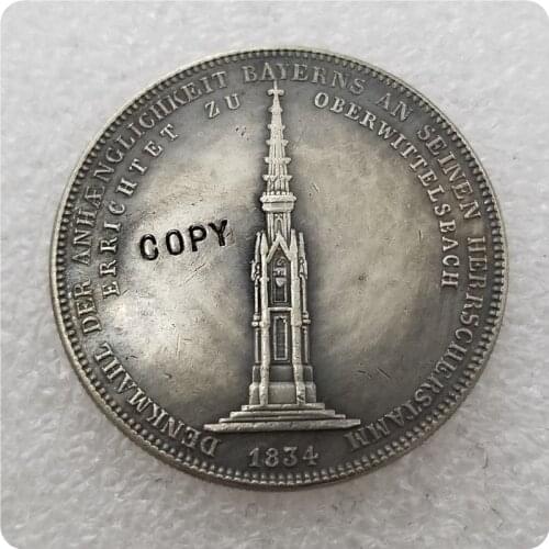 Tpey #1_1834 German states coin COPY commemorative coins-replica coins medal coins collectibles