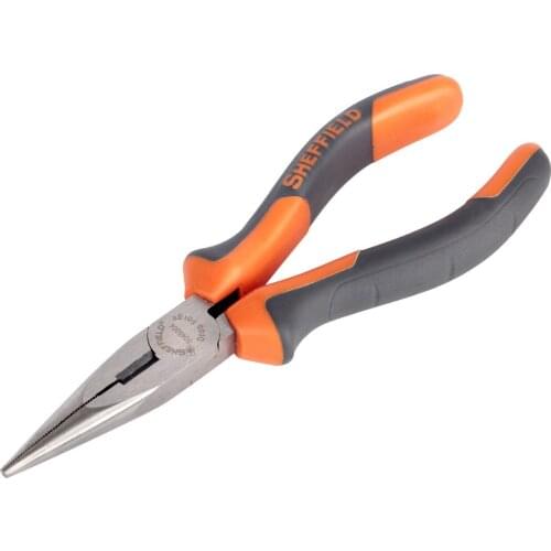 Steel shield s045004 pointed nose pliers electrician pliers multifunctional pointed nose pliers pointed mouth hardware tool