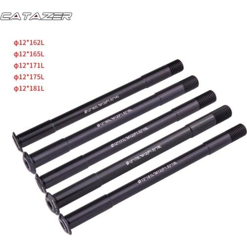 Bicycle Quick Release Thru Axle Skewers MTB Boost Road Disc Brake Fat Bike 122/138/148/160/167/173/183mm*M15x1.5 M12x1.5 M12x1.0