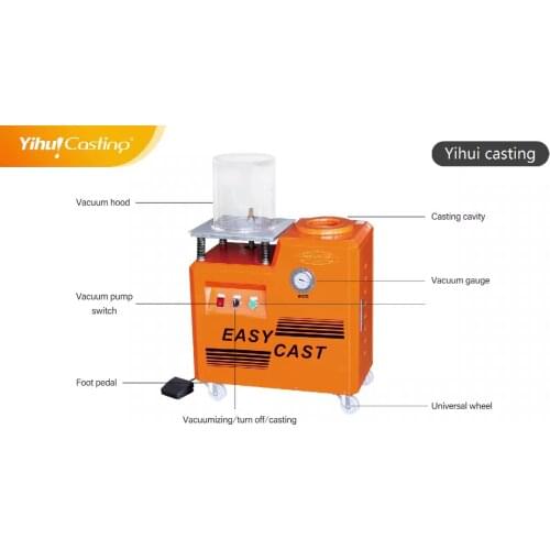 High Quality melting furnace 4L Mini Casting Machine Jewelry Casting tools for Suck-Type casting