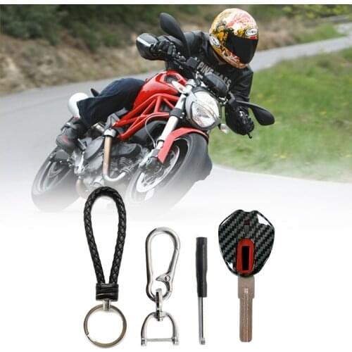 1 Set Motorcycle Key Shell Case Protective Cover for DUCATI Superbikes 696 796 M1100 1199 1098 659 656 Monsters