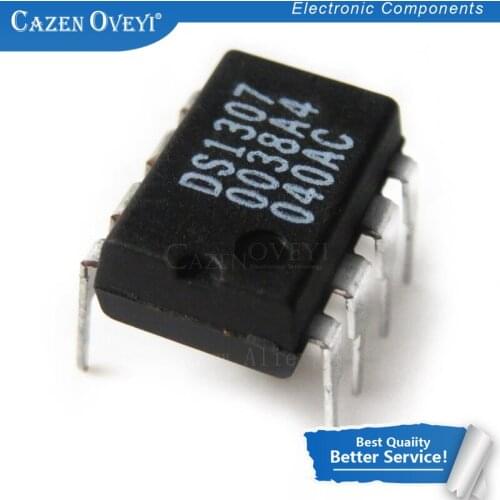 10pcs/lot DS1307 DIP-8 DS1307N DIP8 DIP In Stock