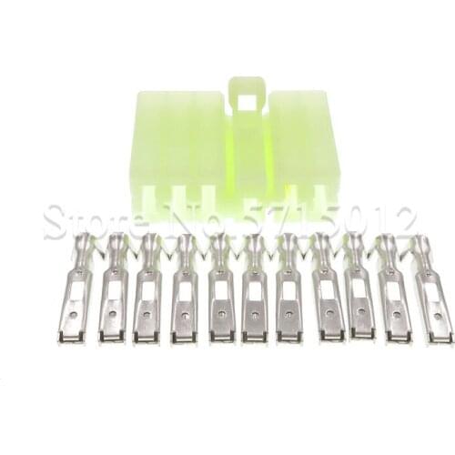 11 Hole/Way Female Car Connector Audio Wire Socket With Terminal 11P Connectors