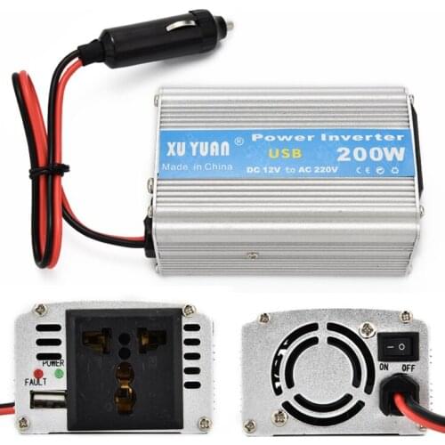 200W/300W Inverter 12V/24V to 110V/220V, Inverter with Fan