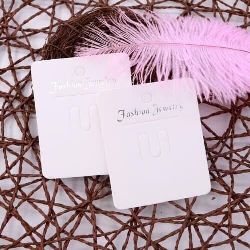 6x7.3cm Popular Hairpin Brooch Packing Paper Cards 100pcs/lot With Silver Color Fashion Jewelry Concise View DIY Brooch Labels