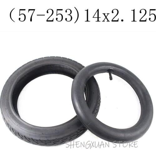 Free Shipping 14 Inch Wheel Tire 14 X 2.125 / 54-254 Tyre Inner Tube Fits Many Gas Electric Scooters and E-Bike 14*2.125 Tire